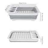 Darrahopens Home & Garden > DIY > Kitchen & Bathroom DIY Foldable Kitchen Dish Rack Storage Tray