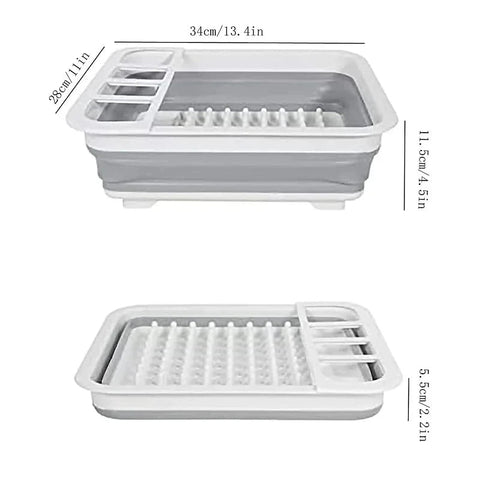 Darrahopens Home & Garden > DIY > Kitchen & Bathroom DIY Foldable Kitchen Dish Rack Storage Tray