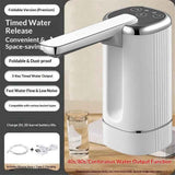 Darrahopens Home & Garden > DIY > Kitchen & Bathroom DIY Generic Electric Water Bottle Pump Foldable Water Dispenser Pump for  Automatic Water Dispenser Countertop for RV Outdoor Travel Bedside Home Office Camping -Three speed timed water outlet