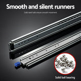 Darrahopens Home & Garden > DIY > Kitchen & Bathroom DIY Giantz 2x Drawer Slides Full Extension Locking 227kg 1524-3048mm Length