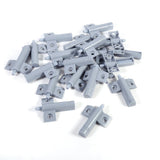 Darrahopens Home & Garden > DIY > Kitchen & Bathroom DIY Grey and White Kitchen Door Stops, 20-Pack Soft Quiet Closing Damper Buffers Compatible with Cabinets