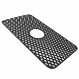 Darrahopens Home & Garden > DIY > Kitchen & Bathroom DIY Hollow Insulated Kitchen Sink Mat Non Slip Multi Functional Large Size Silicone Sink Mat Protector Black In Australia - Darrahopens