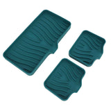 Darrahopens Home & Garden > DIY > Kitchen & Bathroom DIY Kitchen Soap Tray Countertop Silicone Sink Deflector Sponge Holder for Bathroom Toilet Green In Australia - Darrahopens