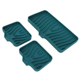 Darrahopens Home & Garden > DIY > Kitchen & Bathroom DIY Kitchen Soap Tray Countertop Silicone Sink Deflector Sponge Holder for Bathroom Toilet Green In Australia - Darrahopens