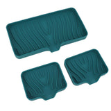 Darrahopens Home & Garden > DIY > Kitchen & Bathroom DIY Kitchen Soap Tray Countertop Silicone Sink Deflector Sponge Holder for Bathroom Toilet Green In Australia - Darrahopens