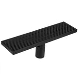 Darrahopens Home & Garden > DIY > Kitchen & Bathroom DIY Linear Shower Floor Drain with Removable Cover 304 Stainless Steel Matte Black 30cm In Australia - Darrahopens