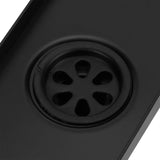 Darrahopens Home & Garden > DIY > Kitchen & Bathroom DIY Linear Shower Floor Drain with Removable Cover 304 Stainless Steel Matte Black 30cm In Australia - Darrahopens