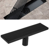Darrahopens Home & Garden > DIY > Kitchen & Bathroom DIY Linear Shower Floor Drain with Removable Cover 304 Stainless Steel Matte Black 30cm In Australia - Darrahopens