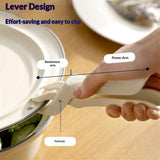 Darrahopens Home & Garden > DIY > Kitchen & Bathroom DIY Pack of 2 Plate Gripper Compatible With Pizza Pan,Non-Slip Pan Gripper,Hot Plate Bowl Retriever with Food Out from Pots,For Egg Custard For Jidangeng,For Microwave Toaster Oven Steamer