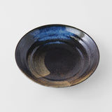 Darrahopens Home & Garden > DIY > Kitchen & Bathroom DIY Pasta Bowl Flat 23cm Gold Brushstroke Glaze