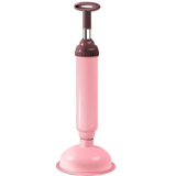 Darrahopens Home & Garden > DIY > Kitchen & Bathroom DIY Pink High-Pressure Toilet Plunger with Vacuum Seal – Powerful Drain Unclogger for Toilets, Sinks & Drains (45cm)