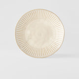 Darrahopens Home & Garden > DIY > Kitchen & Bathroom DIY Plate 25cm Ridged Alabaster Glaze