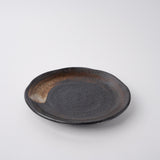 Darrahopens Home & Garden > DIY > Kitchen & Bathroom DIY Plate Flat 18cm Brushstroke Black Glaze