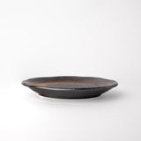 Darrahopens Home & Garden > DIY > Kitchen & Bathroom DIY Plate Flat 18cm Brushstroke Black Glaze