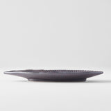 Darrahopens Home & Garden > DIY > Kitchen & Bathroom DIY Plate Leaf Shape 21.5x10.5cm Midori Ridge Glaze