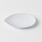 Darrahopens Home & Garden > DIY > Kitchen & Bathroom DIY Plate Oval 13.5cm Snow Leaf Glaze