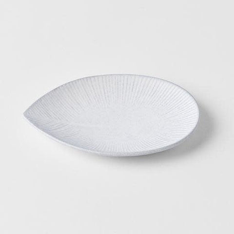 Darrahopens Home & Garden > DIY > Kitchen & Bathroom DIY Plate Oval 13.5cm Snow Leaf Glaze