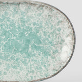 Darrahopens Home & Garden > DIY > Kitchen & Bathroom DIY Plate Oval 17x11cm Aqua Splash Glaze