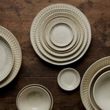 Darrahopens Home & Garden > DIY > Kitchen & Bathroom DIY Plate Oval 19cm Ridged Alabaster Glaze