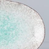 Darrahopens Home & Garden > DIY > Kitchen & Bathroom DIY Plate Oval 24x17cm Aqua Splash Glaze