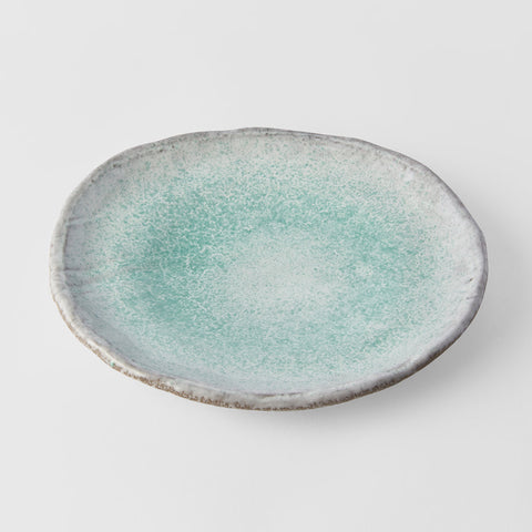 Darrahopens Home & Garden > DIY > Kitchen & Bathroom DIY Plate Oval 25cm Aqua Splash Glaze