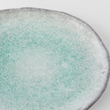 Darrahopens Home & Garden > DIY > Kitchen & Bathroom DIY Plate Oval 25cm Aqua Splash Glaze
