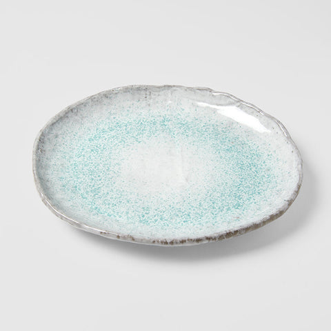Darrahopens Home & Garden > DIY > Kitchen & Bathroom DIY Plate Oval 30cm Aqua Splash Glaze