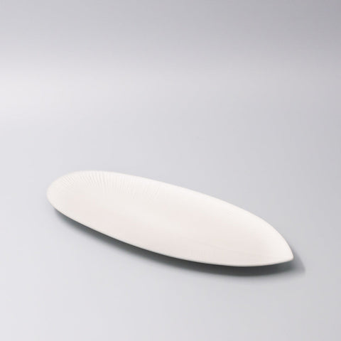Darrahopens Home & Garden > DIY > Kitchen & Bathroom DIY Plate Oval 31.5cm Snow Leaf Glaze