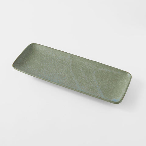 Darrahopens Home & Garden > DIY > Kitchen & Bathroom DIY Plate Rectangular 29cm Green Fade Glaze