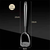 Darrahopens Home & Garden > DIY > Kitchen & Bathroom DIY Potato Masher, Dual Arc for Easy, Labor-Saving Mashing, 304 Stainless Steel, Sturdy and Durable One-Piece Potato Press, Dishwasher Safe, for Potatoes and More