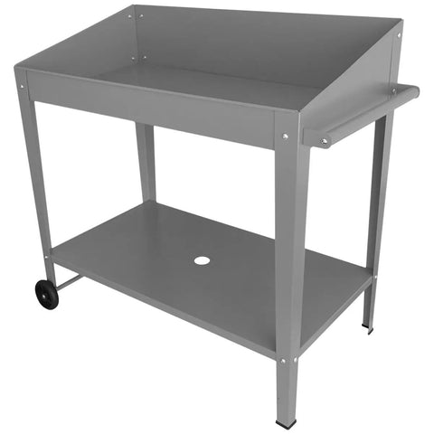 Darrahopens Home & Garden > DIY > Kitchen & Bathroom DIY Potting Bench Table Slate Grey 100 x 55 x 101cm