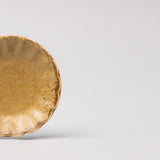 Darrahopens Home & Garden > DIY > Kitchen & Bathroom DIY Sauce Dish 8cm Scallop Ochre Fade Glaze