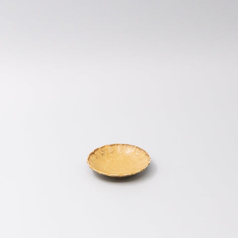 Darrahopens Home & Garden > DIY > Kitchen & Bathroom DIY Sauce Dish 8cm Scallop Ochre Fade Glaze