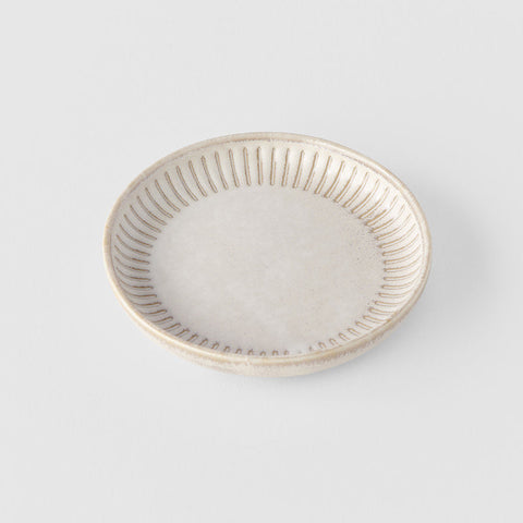 Darrahopens Home & Garden > DIY > Kitchen & Bathroom DIY Sauce Dish 9cm Ridged Alabaster Glaze