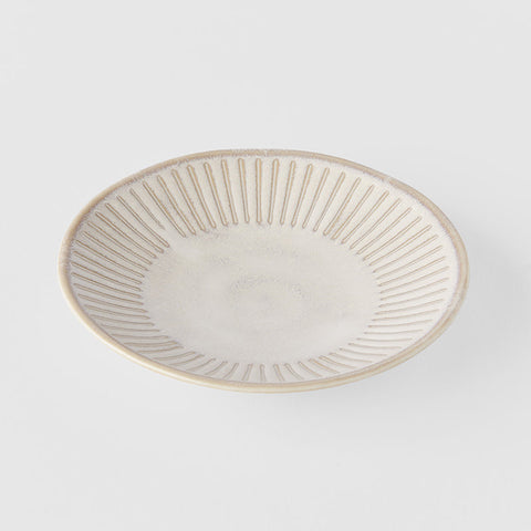 Darrahopens Home & Garden > DIY > Kitchen & Bathroom DIY Sauce Dish Large 12cm Ridged Alabaster Glaze