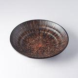 Darrahopens Home & Garden > DIY > Kitchen & Bathroom DIY Serving Bowl 28.5cm Bronze Converging Glaze