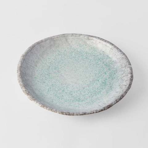 Darrahopens Home & Garden > DIY > Kitchen & Bathroom DIY Serving Plate 27cm Aqua Splash Glaze