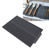 Darrahopens Home & Garden > DIY > Kitchen & Bathroom DIY Silicone Dish Drying Mat Anti Slip Shock Proof Easy To Clean Kitchen Counter Drying Mat for Dish Bowl Fork S 39x25cm In Australia - Darrahopens