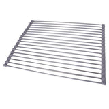 Darrahopens Home & Garden > DIY > Kitchen & Bathroom DIY Silver Over Sink Draining Rack with Anti-Slip Grips