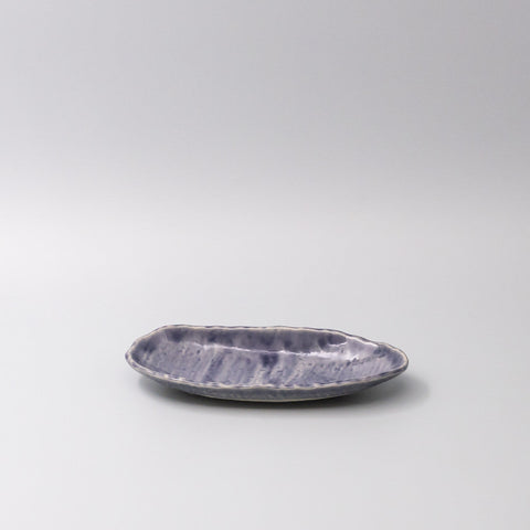 Darrahopens Home & Garden > DIY > Kitchen & Bathroom DIY Sushi Plate 21cm Crackle Amethyst Glaze
