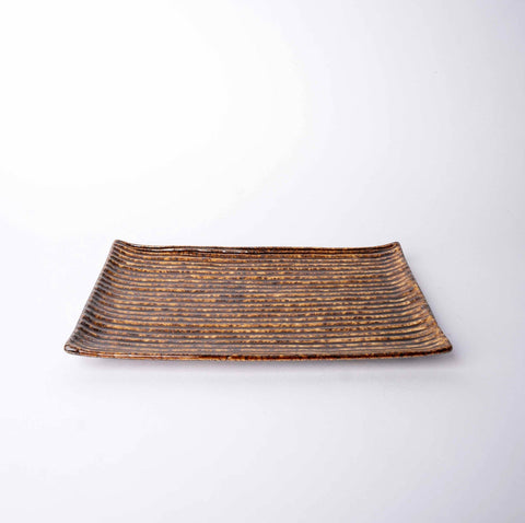 Darrahopens Home & Garden > DIY > Kitchen & Bathroom DIY Sushi Plate 24cm Amber Contour Glaze