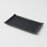 Darrahopens Home & Garden > DIY > Kitchen & Bathroom DIY Sushi Plate 24cm Black Contour Glaze