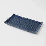 Darrahopens Home & Garden > DIY > Kitchen & Bathroom DIY Sushi Plate 24cm Blue Contour Glaze