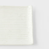 Darrahopens Home & Garden > DIY > Kitchen & Bathroom DIY Sushi Plate 24cm White Contour Glaze