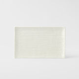 Darrahopens Home & Garden > DIY > Kitchen & Bathroom DIY Sushi Plate 24cm White Contour Glaze