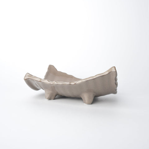 Darrahopens Home & Garden > DIY > Kitchen & Bathroom DIY Sushi Plate Swept Side 26cm Dune Glaze