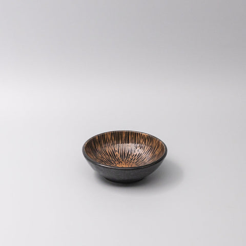Darrahopens Home & Garden > DIY > Kitchen & Bathroom DIY Tapas Bowl 13cm Bronze Converging Line Glaze