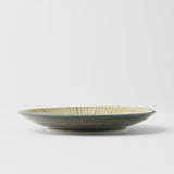 Darrahopens Home & Garden > DIY > Kitchen & Bathroom DIY Tapas Plate 17cm Green Converging Line Glaze