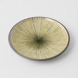 Darrahopens Home & Garden > DIY > Kitchen & Bathroom DIY Tapas Plate 17cm Green Converging Line Glaze