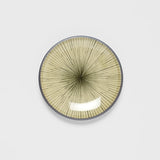 Darrahopens Home & Garden > DIY > Kitchen & Bathroom DIY Tapas Plate 17cm Green Converging Line Glaze
